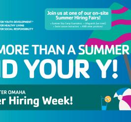 Summer hiring fair beach graphics