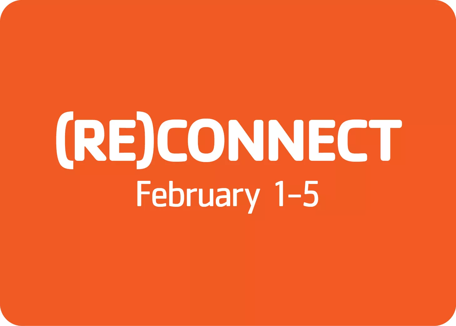 Image of the word reconnect