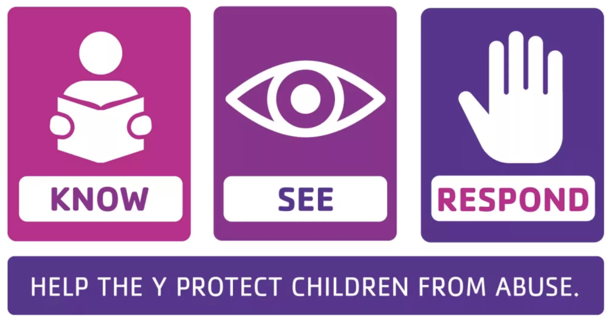 Know, see , respond child sexual abuse prevention graphic
