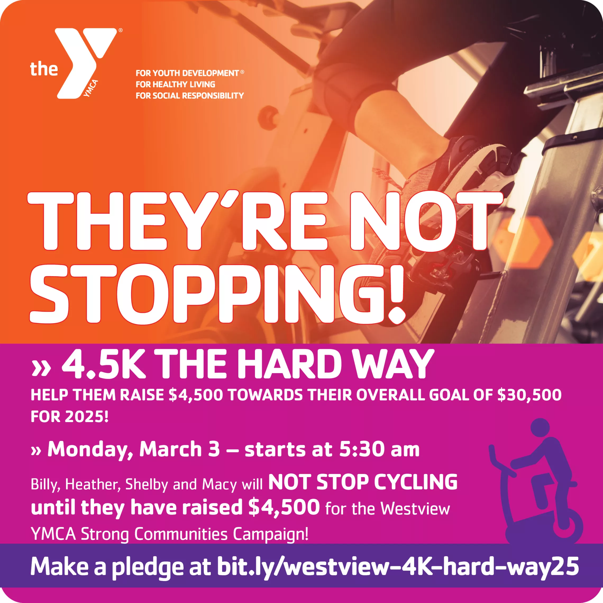 4.5k the hard way graphic