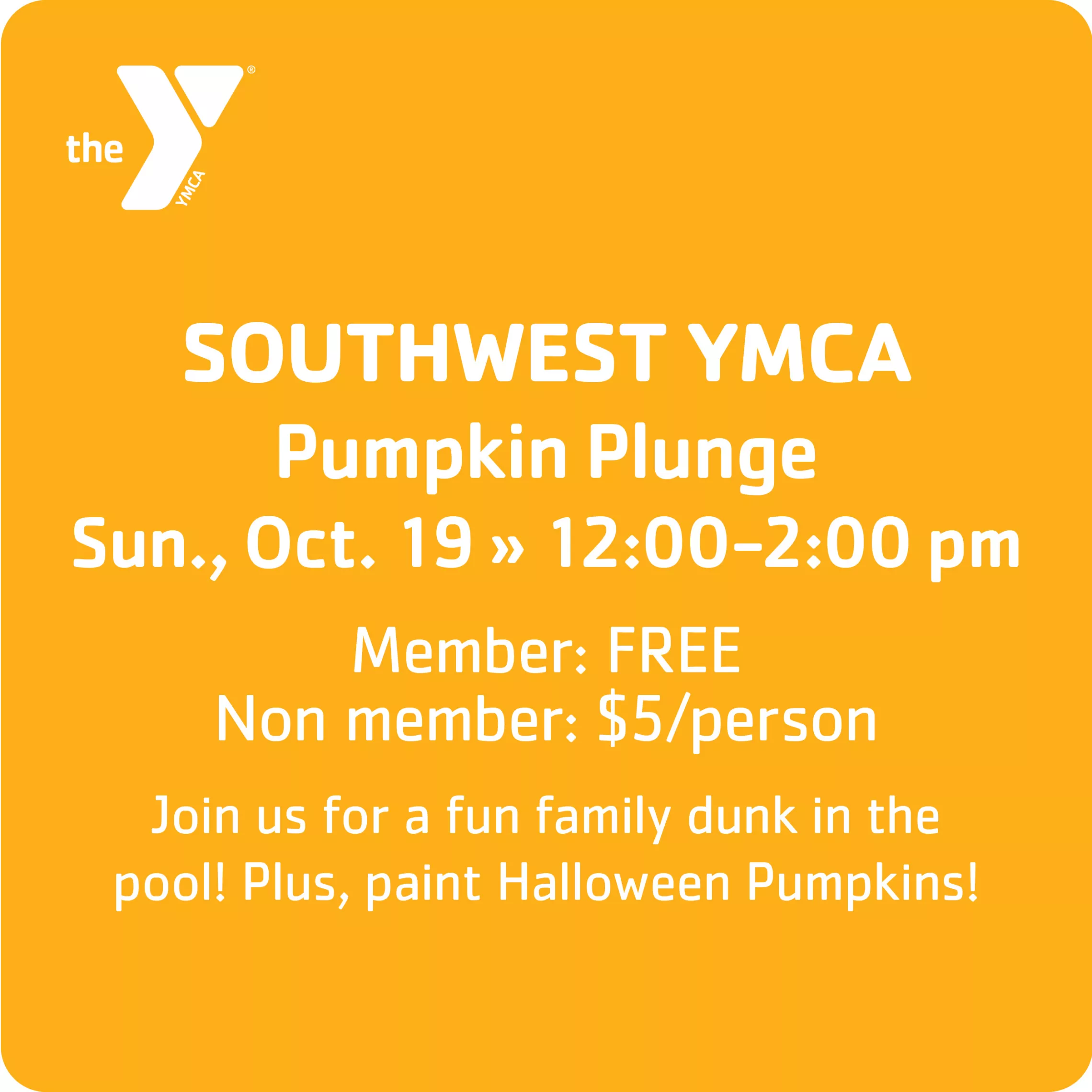 Southwest YMCA halloween graphic