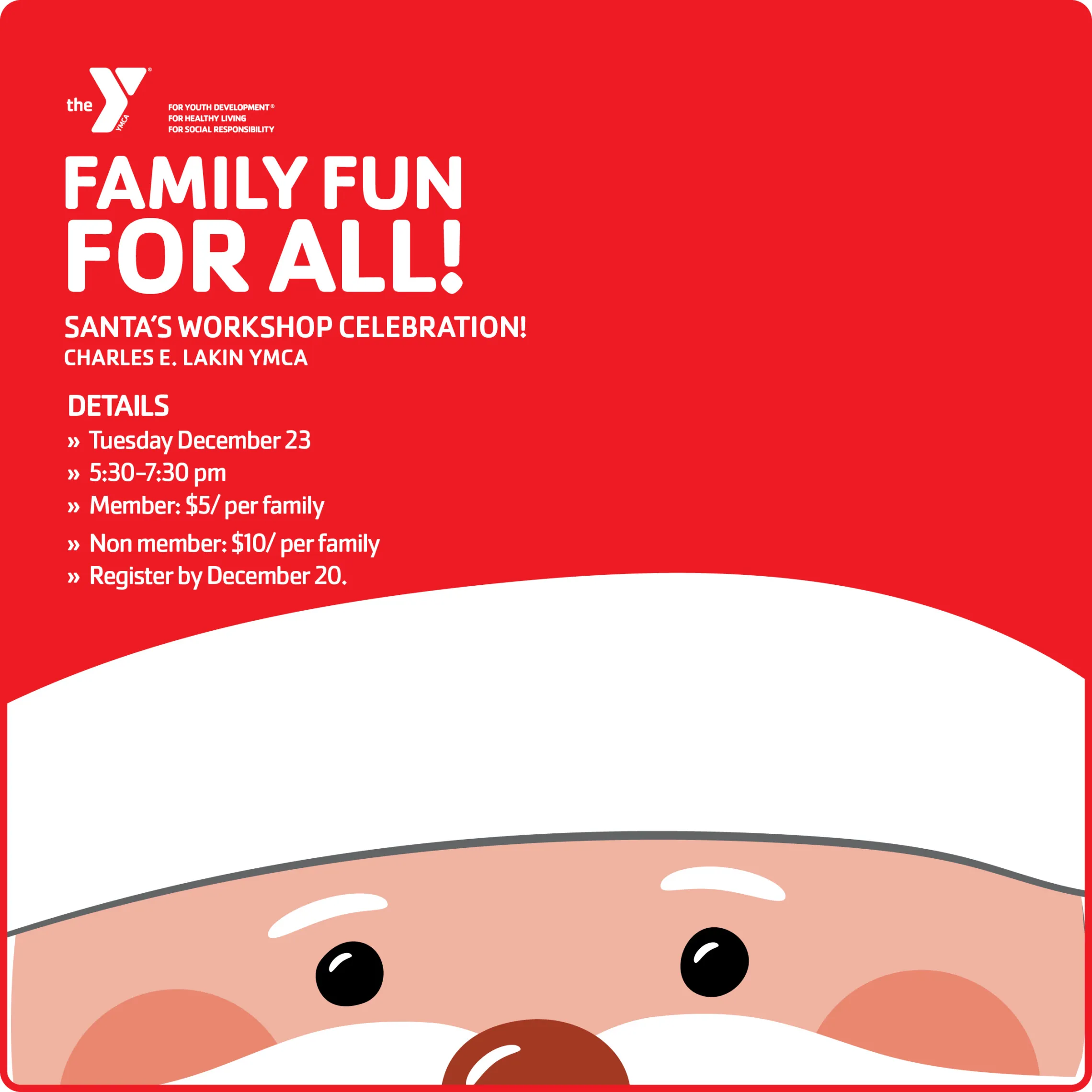 Santas workshop graphic