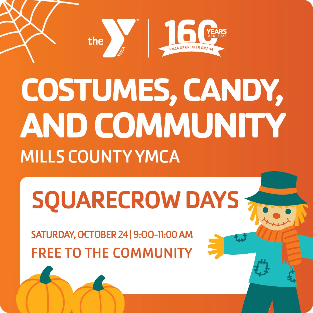 Graphic with dates for Squarecrow Days