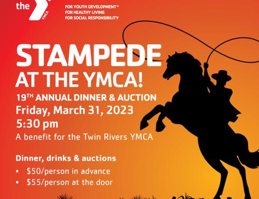 Twin Rivers YMCA Auction graphic