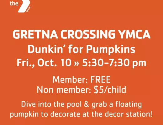 Gretna Crossing YMCA halloween graphic