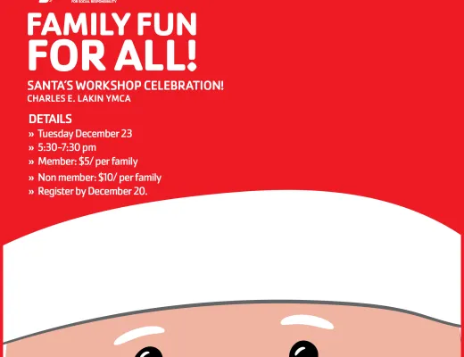 Santas workshop graphic