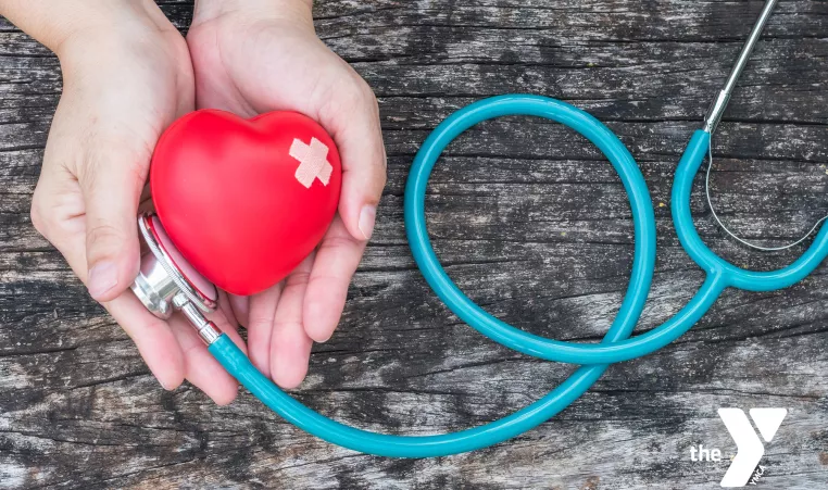 Image of a heart shape and stethoscope