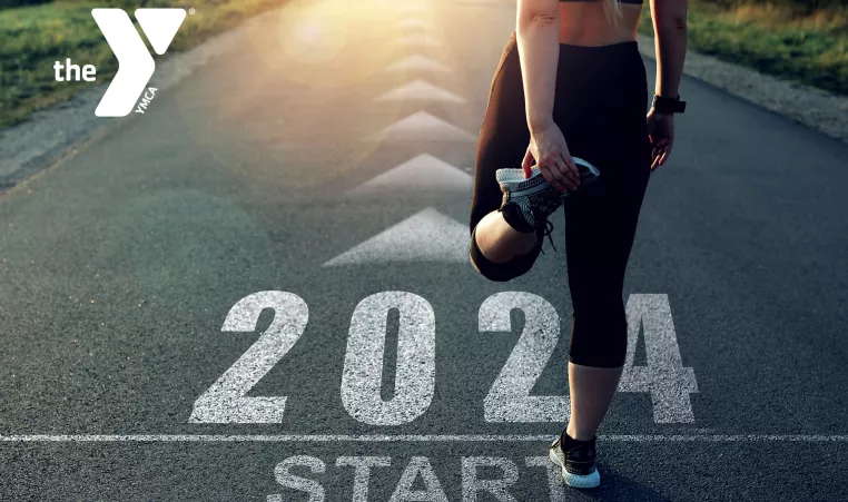 Woman "running" into 2024