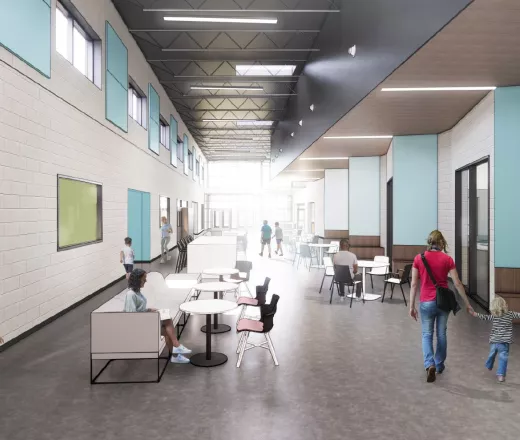 Gretna YMCA lobby rendering