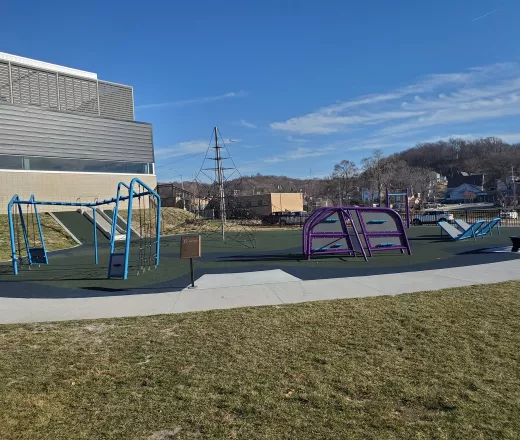 Park playground equipment