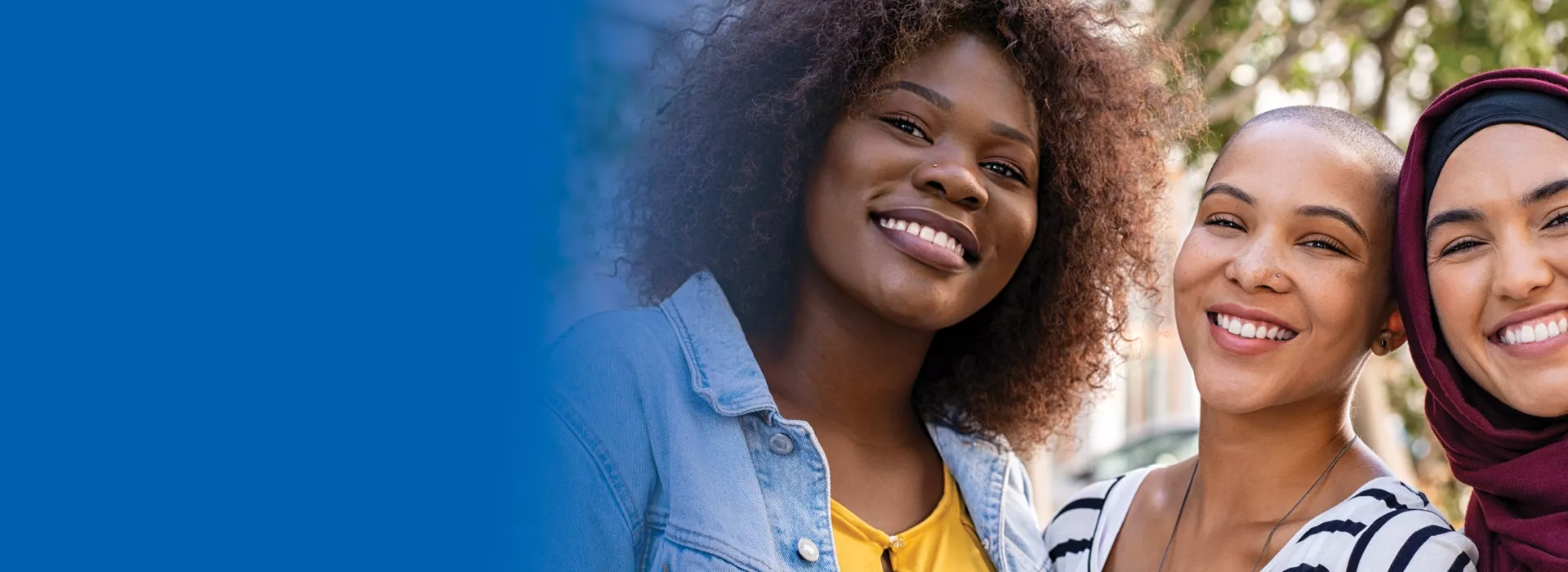 Multicultural women having fun