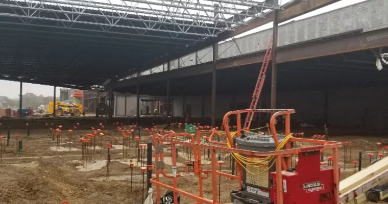 Construction at the 156th & Ida YMCA location