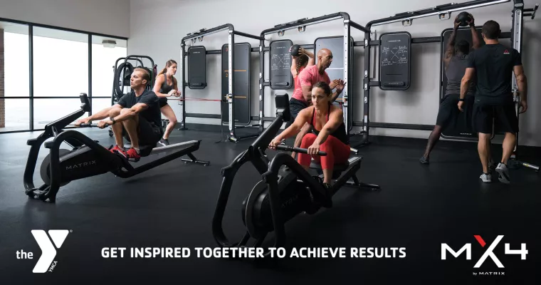 people using MX4 fitness equipment