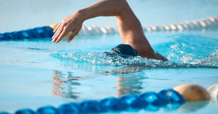 Man swimming